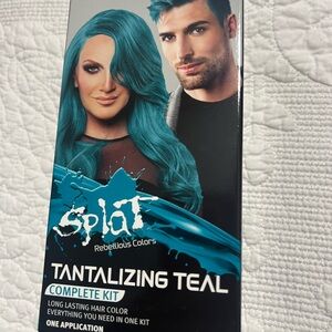 Splat Vegan and Cruelty-Free Semi-Permanent Hair Color Dye Tantalizing Teal